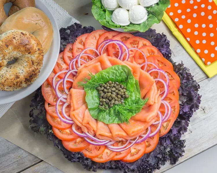 Bagel and Lox Tray