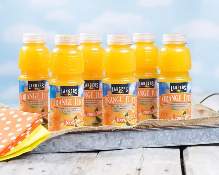 Six Pack of Orange Juice