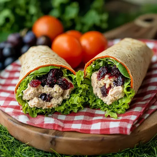 Cranberry Albacore Tuna Wrap