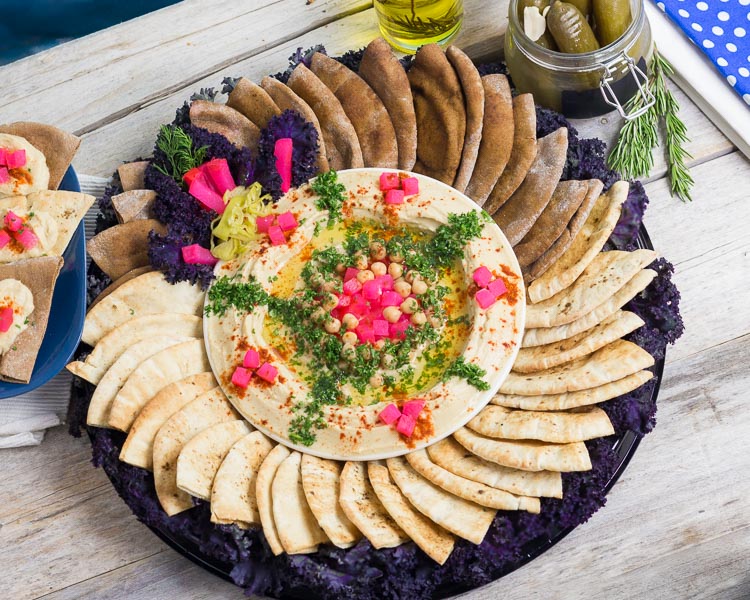 Mediterranean Hummus Platter