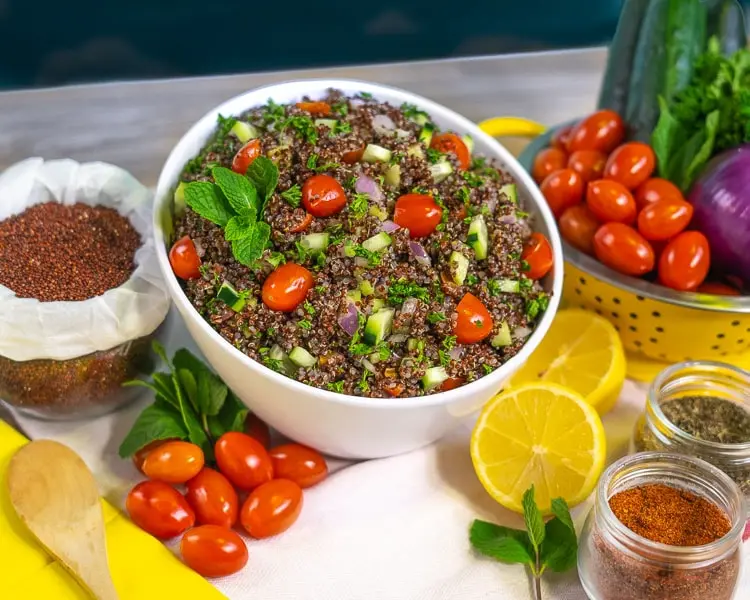 Red Quinoa Salad